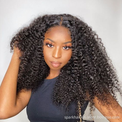 Wholesale T-Part Lace Front Human Hair Wigs Transparent Lace Frontal Wig T-Part Remy Brazilian Straight LacClosure Wig